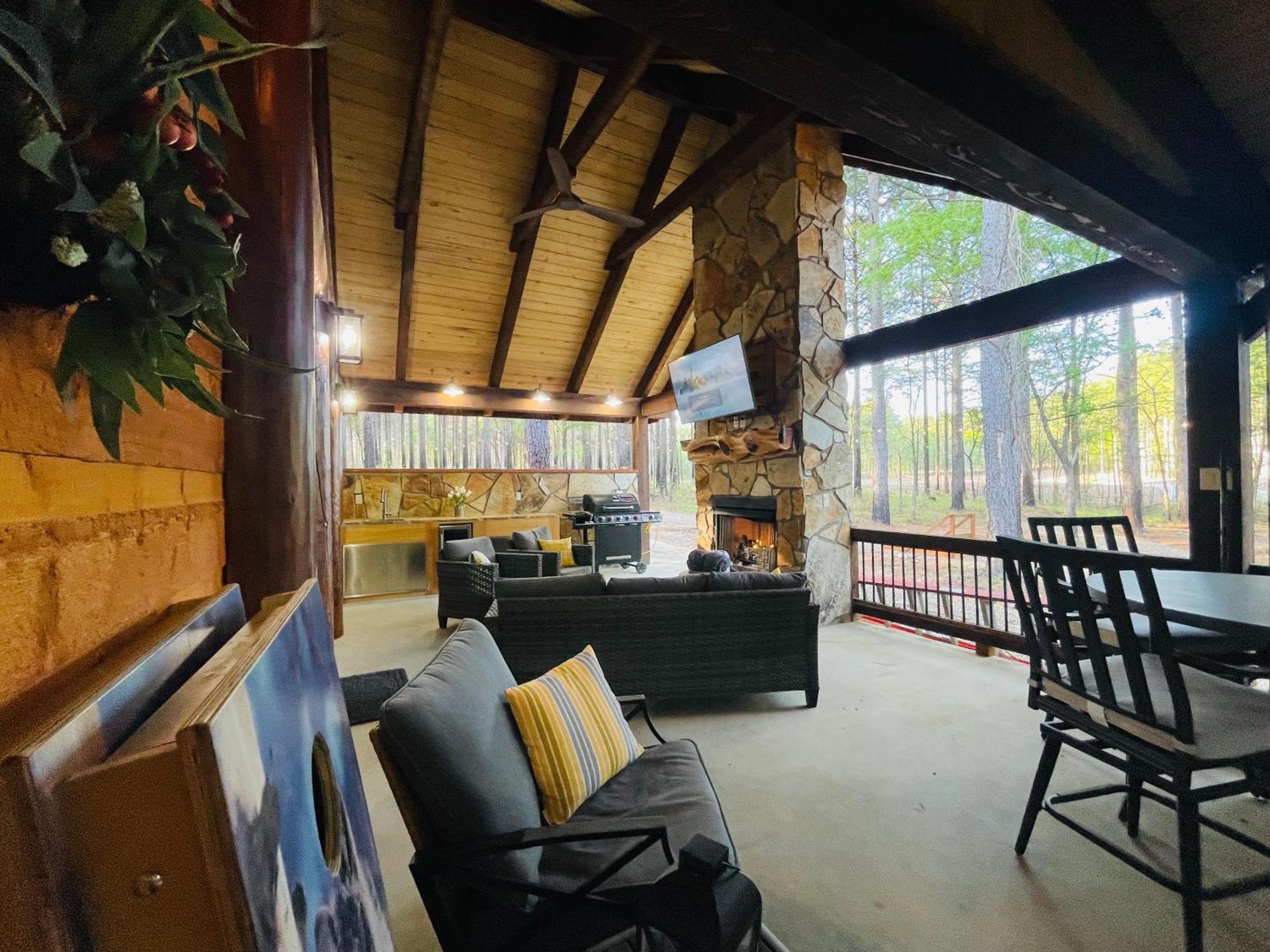 Wolf Creek Luxury Cabin Брокен-Боу Екстер'єр фото